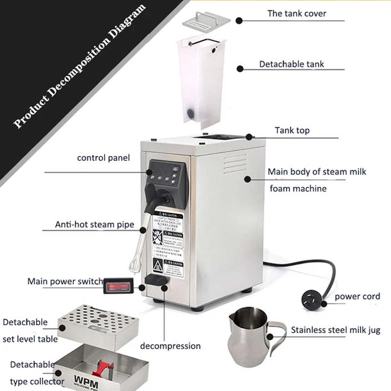 Boiling Water Machine Milk Bub - Coffee Shop Equipment review and price
