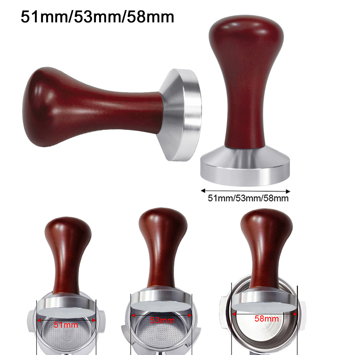 51mm 53mm 58mm Espresso Tamper - Coffee Shop Equipment review and price