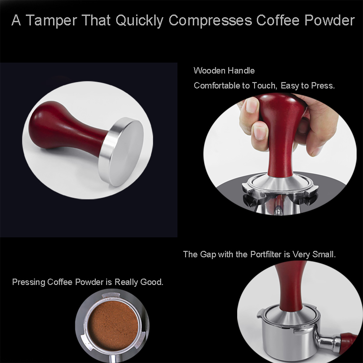51mm 53mm 58mm Espresso Tamper - Coffee Shop Equipment review and price